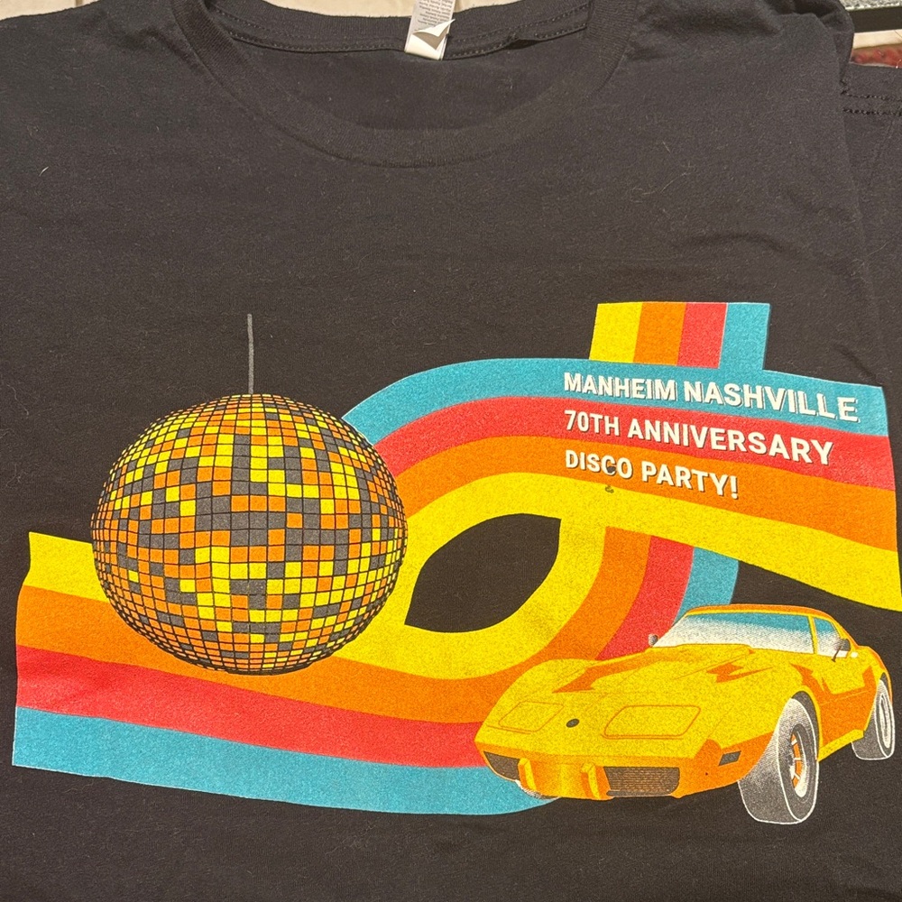 Next Level Apparel Black Disco Graphic Tee